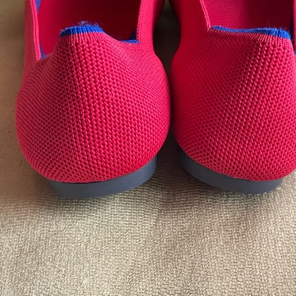 Rothy‘s Red The Point Ballet Flat New 10.5 - Picture 5 of 7